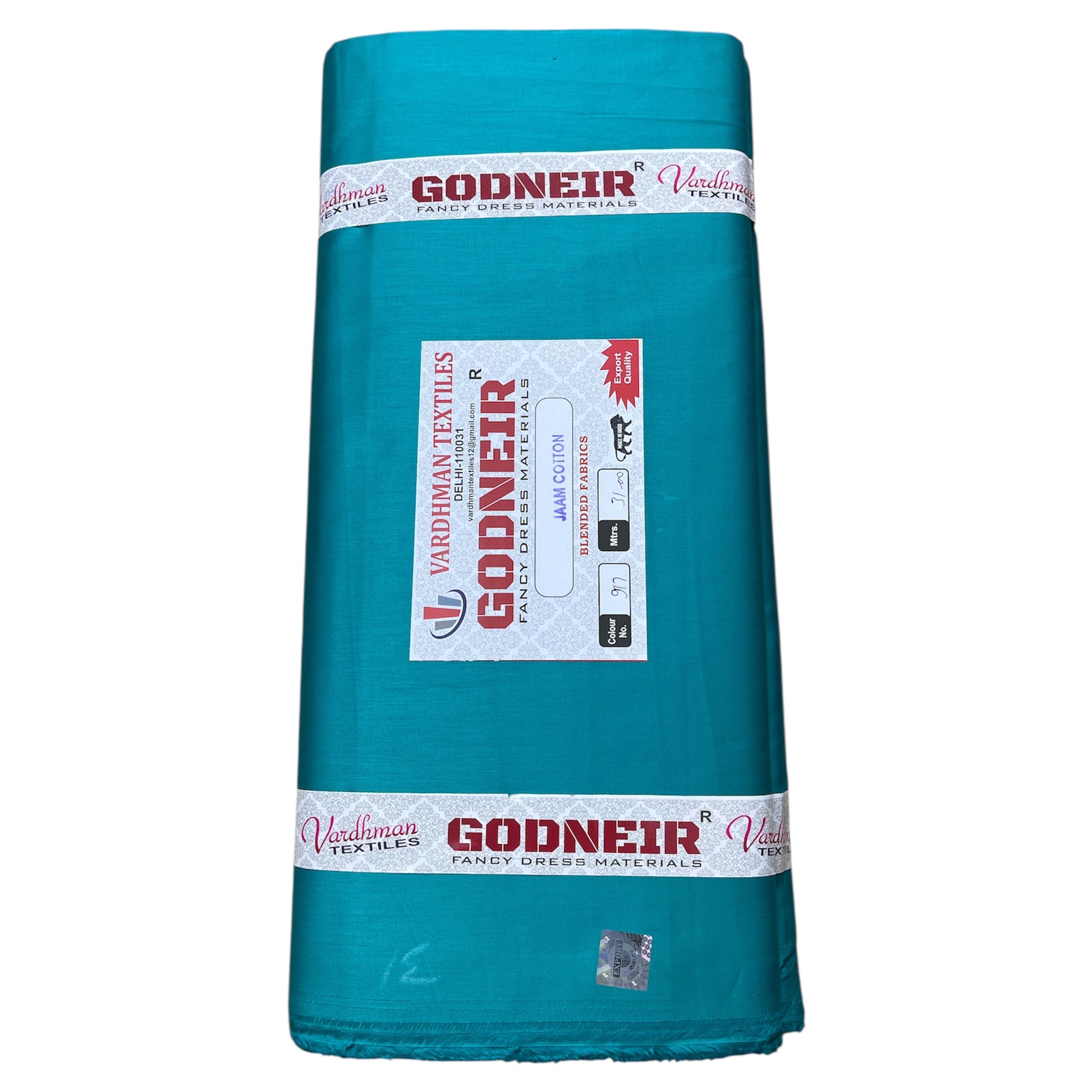 Rama Green Jaam Cotton Fabric