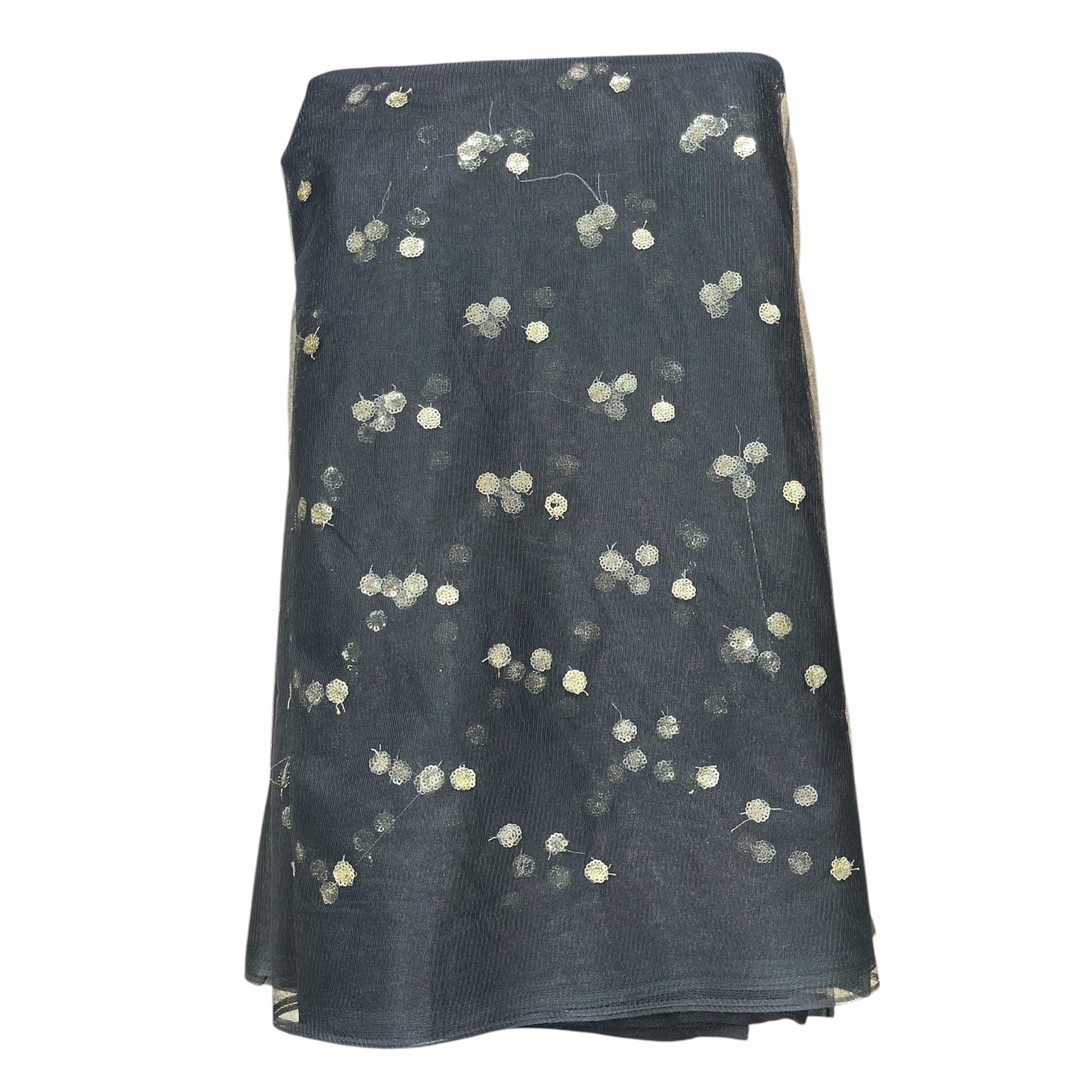 Black Butti Net Fabric