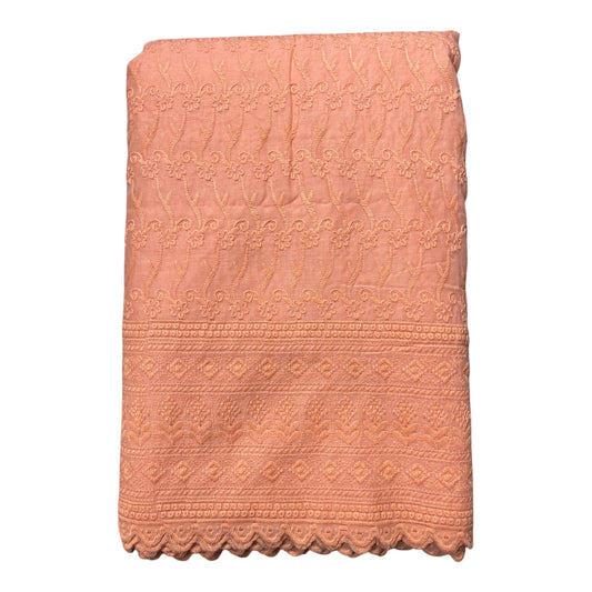 Poly Cotton Chikankari Fabric