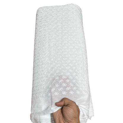 Buy Cotton All Over Chikankari Fabric 034