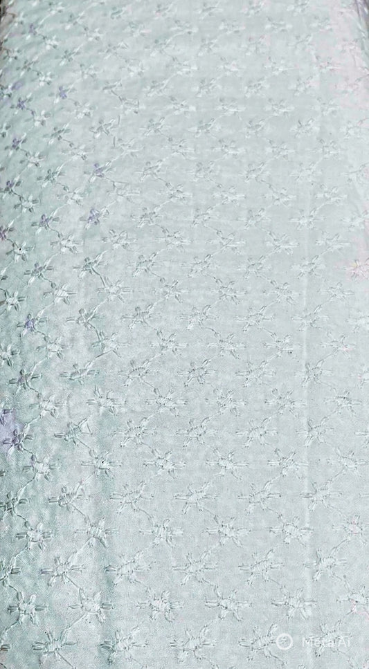 Buy Cotton All Over Chikankari Fabric 034