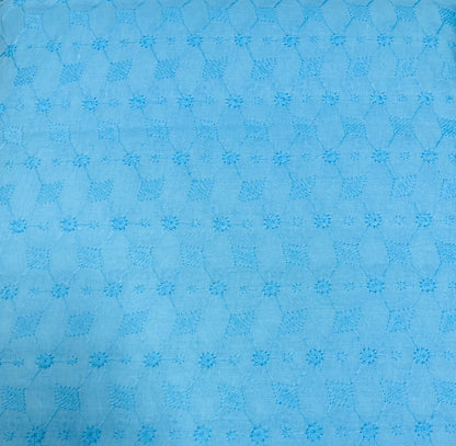 Cotton All Over Chikankari Fabric