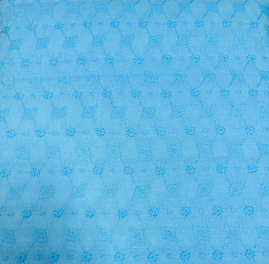 Cotton All Over Chikankari Fabric
