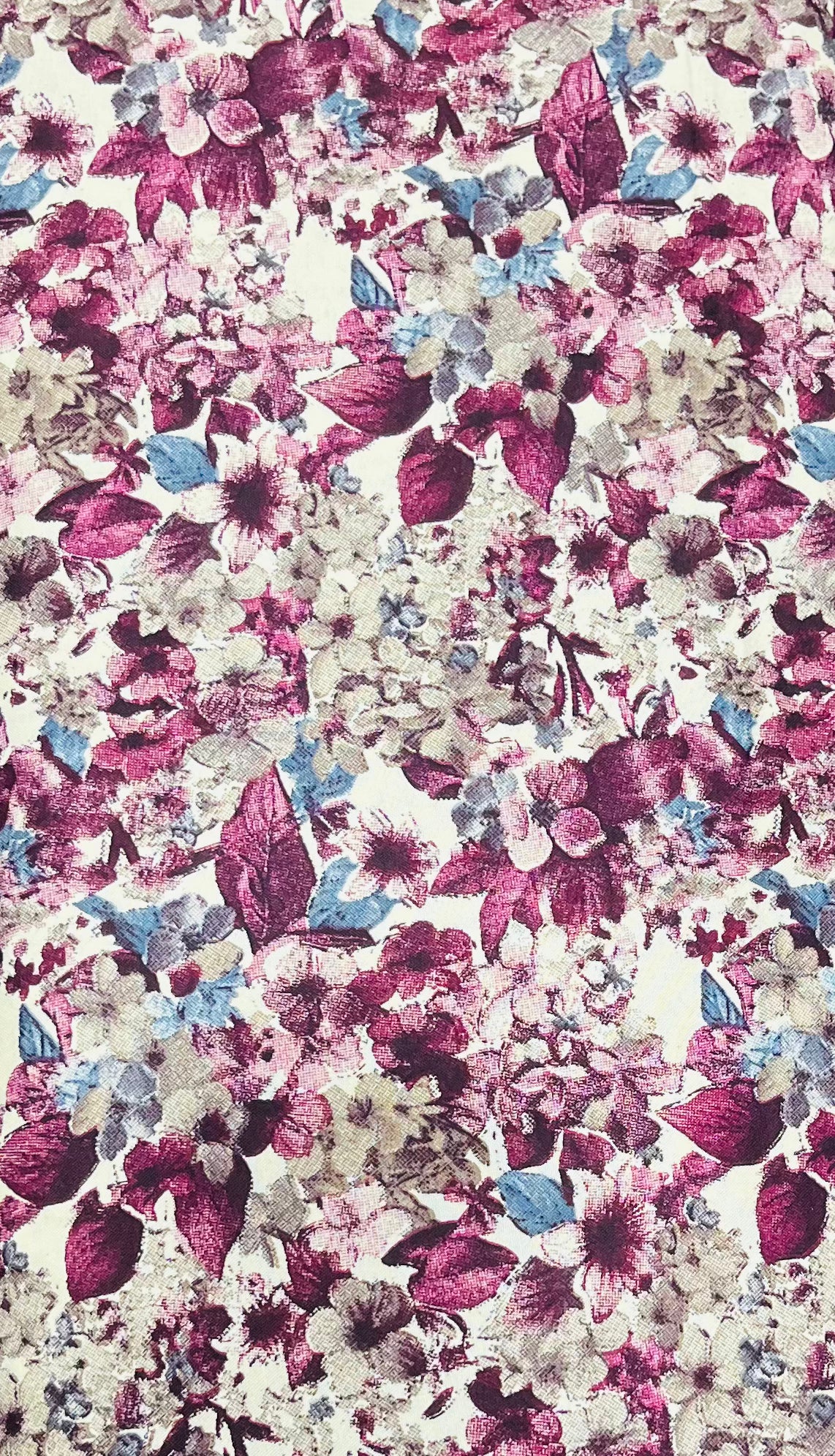 Buy Wine Rayon Printed Cotton Fabric D.NO. 202