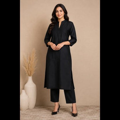 Buy Black Viscose Rayon Cotton Fabric
