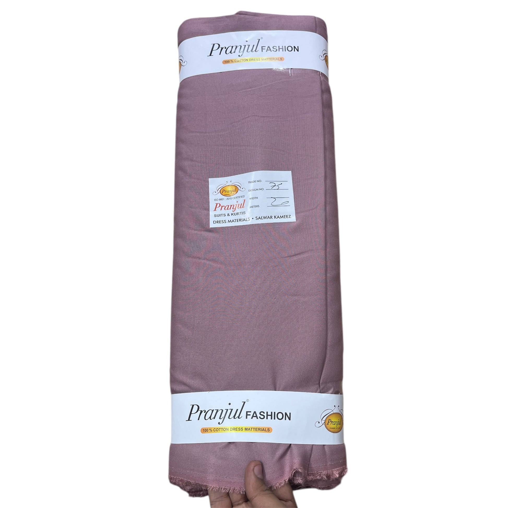 Pyazi Onion Pranjul Rayon Cotton Fabric