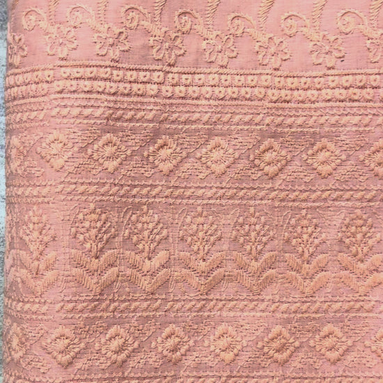 Poly Cotton Chikankari Fabric
