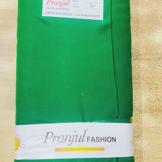 Green Pranjul Rayon Cotton Fabric