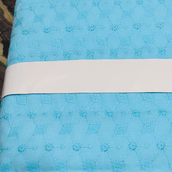 Cotton All Over Chikankari Fabric