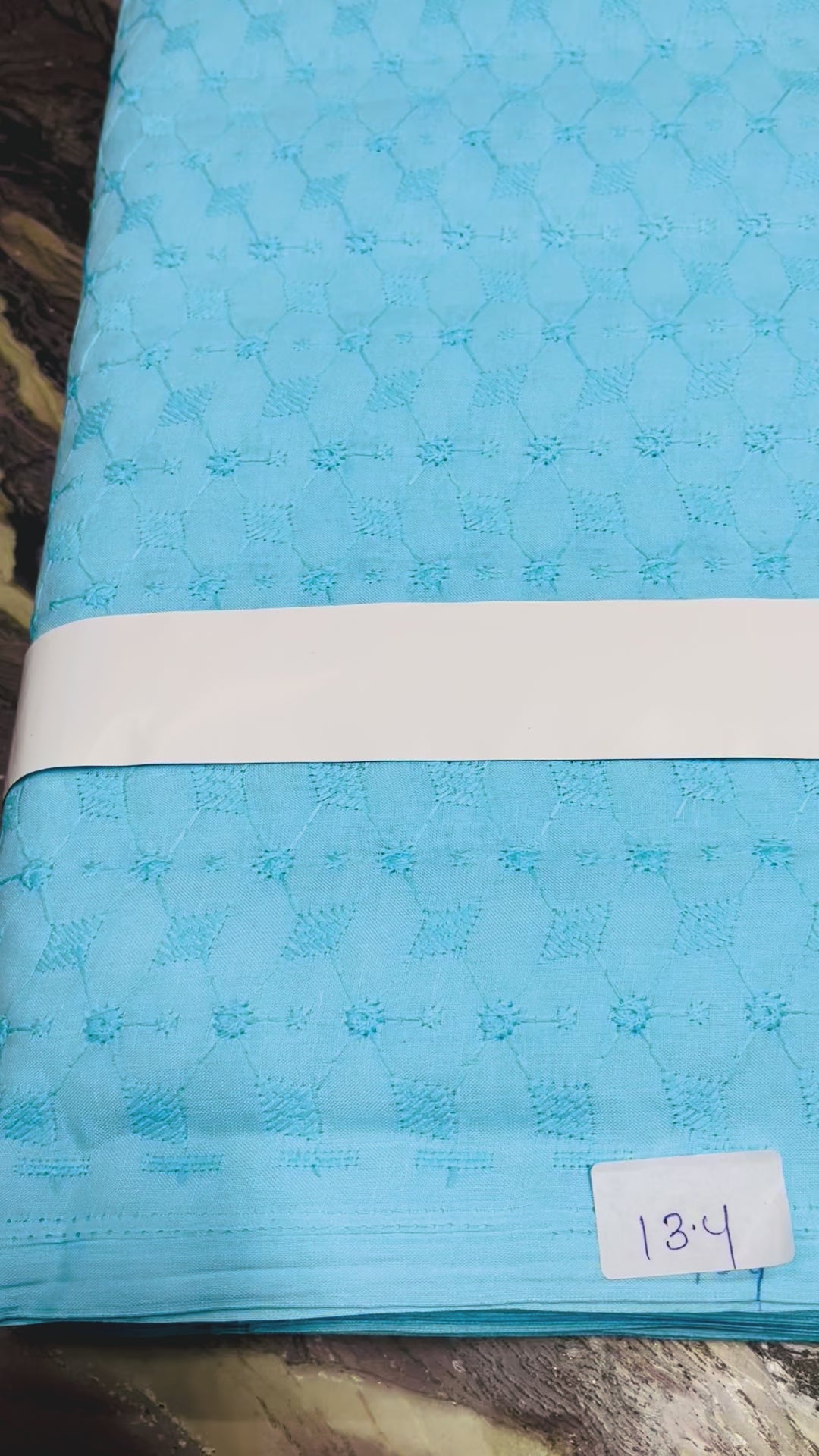 Cotton All Over Chikankari Fabric