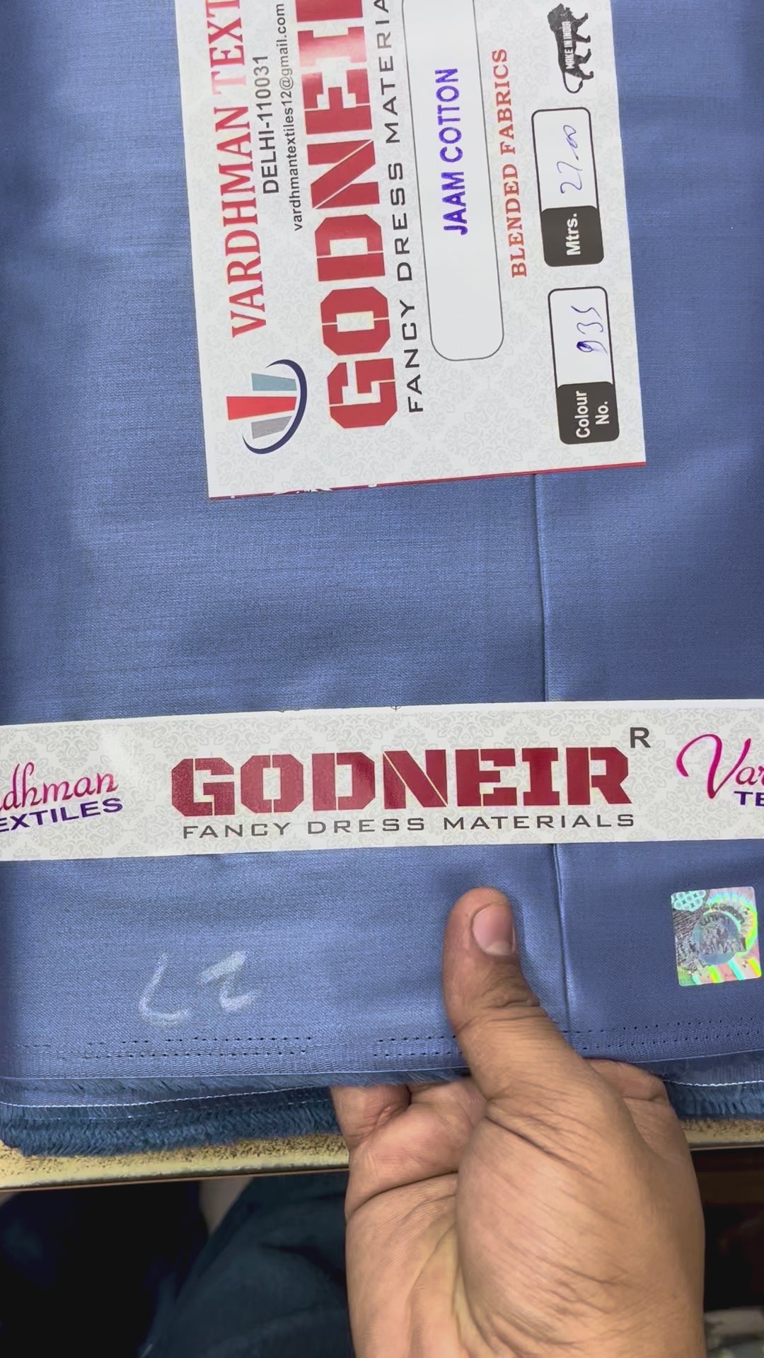 Grey Jaam Cotton Fabric