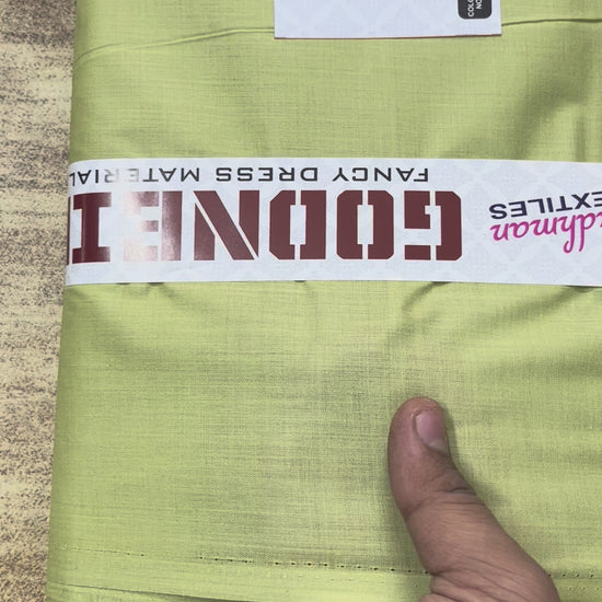 Pista Green Poly Cotton Fabric