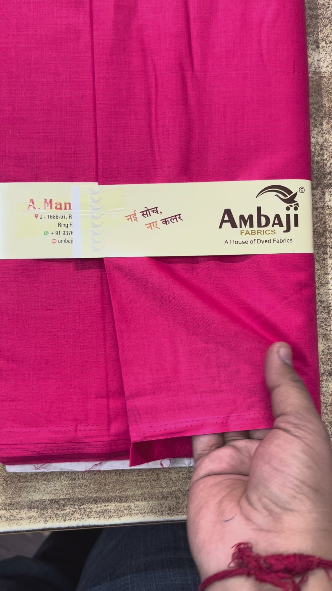 Gajri Poly Cotton Fabric