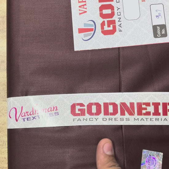 Coffee Jaam Cotton Fabric