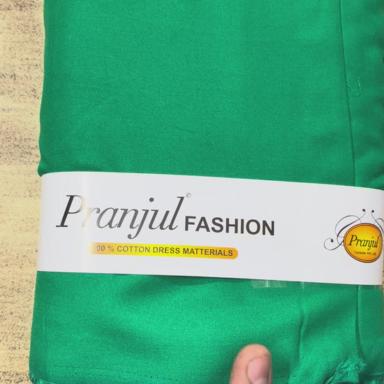  Rama Green Dark Pranjul Rayon Cotton Fabric