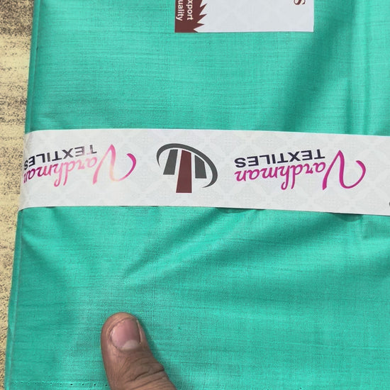 Rama Green Poly Cotton Fabric