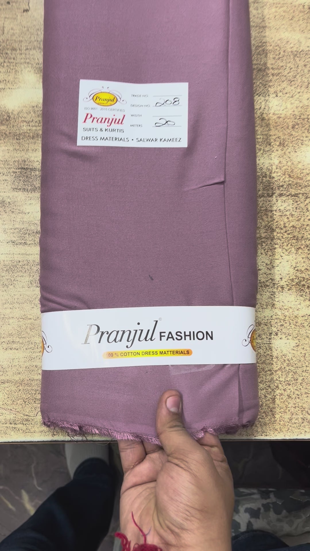  Pyazi Dark Pranjul Rayon Cotton Fabric