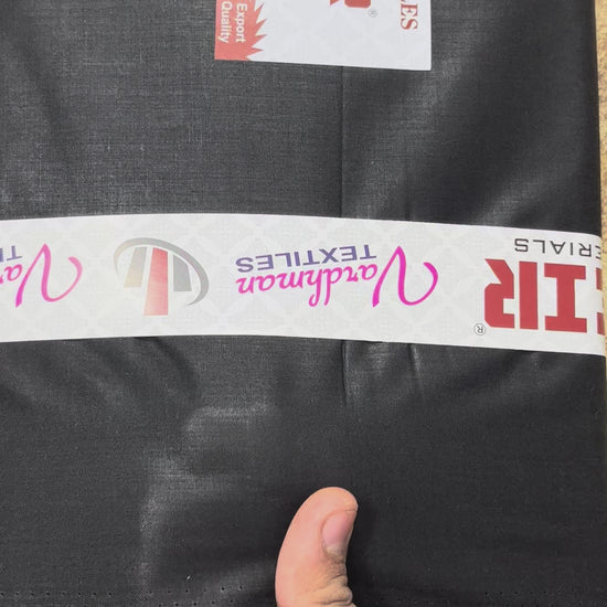 Black Poly Cotton Fabric