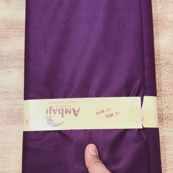 Wine Poly Cotton Fabric