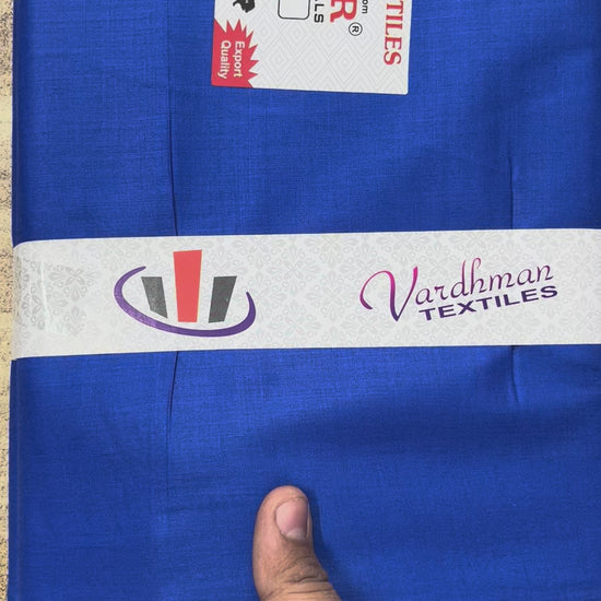 Royal Blue Poly Cotton Fabric
