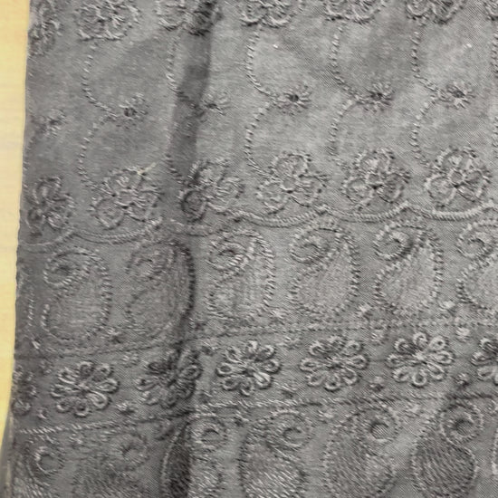 Poly Cotton Chikankari Fabric
