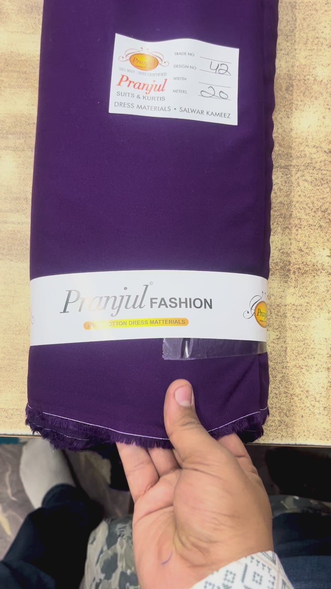 Wine Dark Pranjul Rayon Cotton Fabric