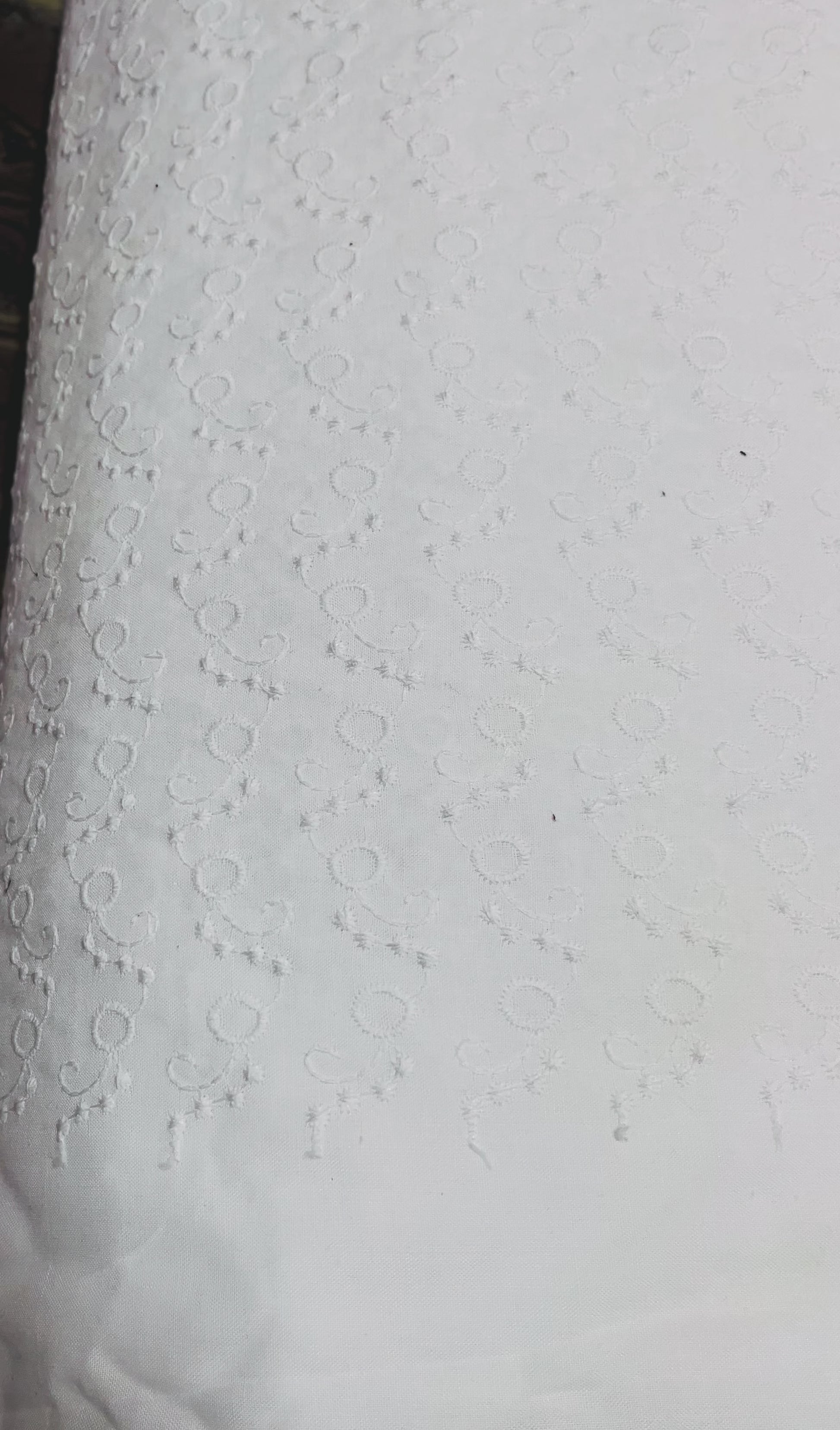 Cotton All Over Chikankari Fabric