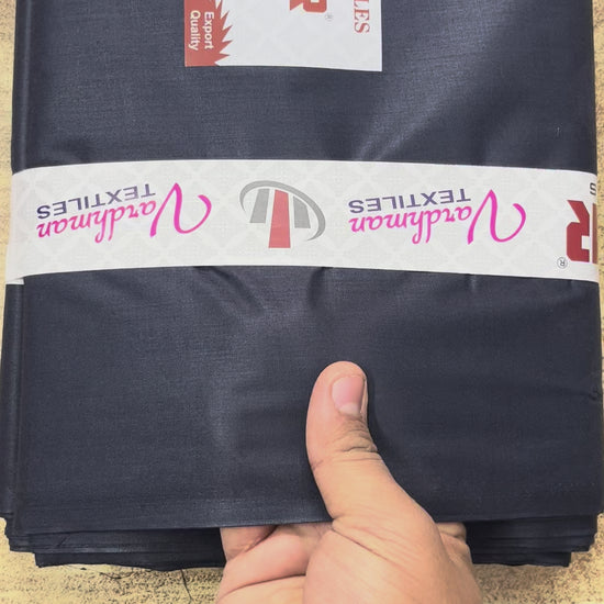 Navy Blue Poly Cotton Fabric