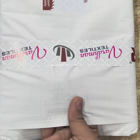 White Poly Cotton Fabric
