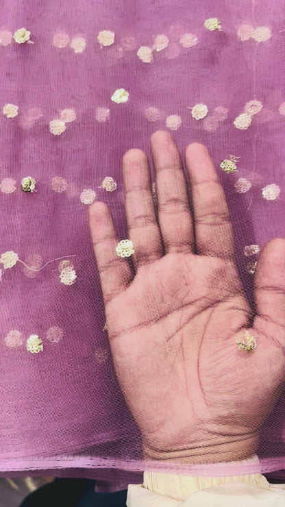 Pyazi Butti Net Fabric