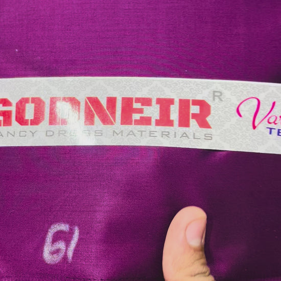 Wine Jaam Cotton Fabric