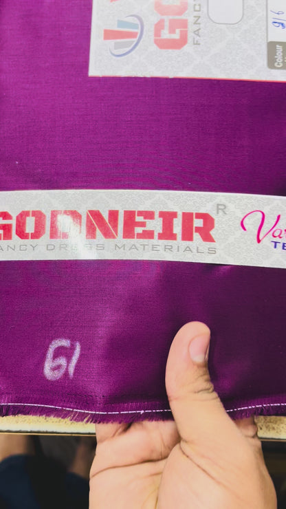 Wine Jaam Cotton Fabric