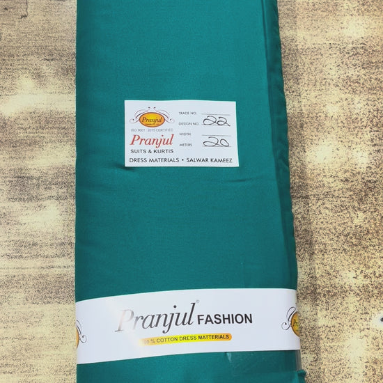 Rama Green Light Pranjul Rayon Cotton Fabric