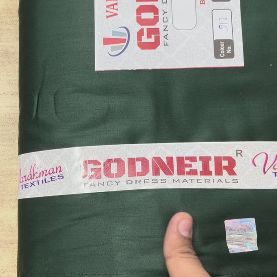 Bottle Green Jaam Cotton Fabric
