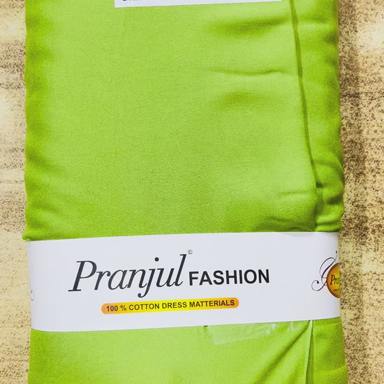 Pista Green Pranjul Rayon Cotton Fabric